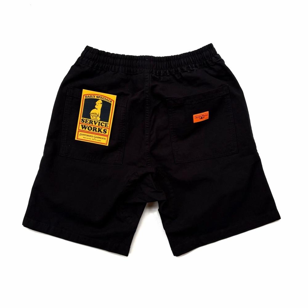 Service Works Classic Chef Shorts - Black